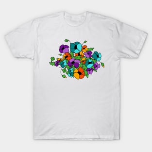 Colorful flowers T-Shirt